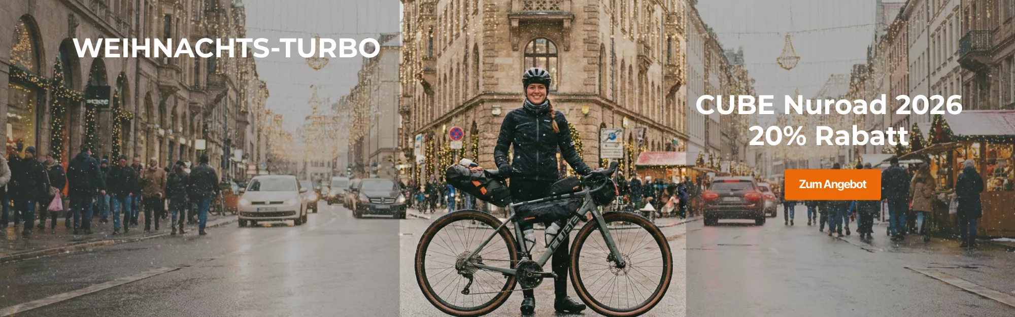 Aktionsbanner Cube Nuroad 2026 mit 20% Rabatt