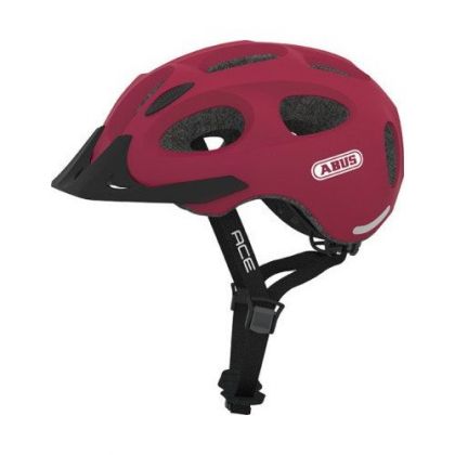 ABUS YOUN-I ACE Cherry M red ZoomLite Bikehelm