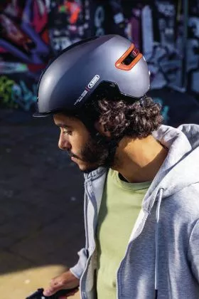 ABUSHUD-Y ACE velvet black Größe: L Bikehelm