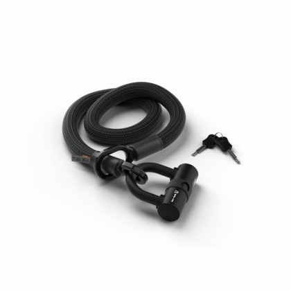 tex-lock eyelet S 80 cm U-lock black Fahrradschloss