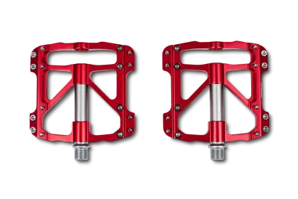 Cube RFR Pedale Flat SLT red´n´grey