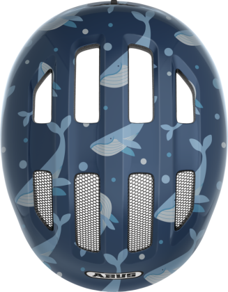 ABUS Smiley 3.0 blue whale shiny S Kinderhelm