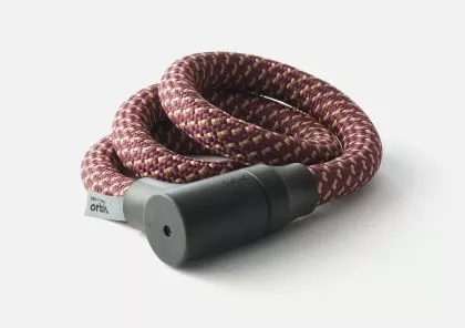 tex-lock Orbit chateau red, 120 cm M Textilschloss mit integriertem Schloss