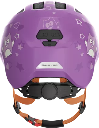 ABUS Smiley 3.0 purple star shiny S Kinderhelm