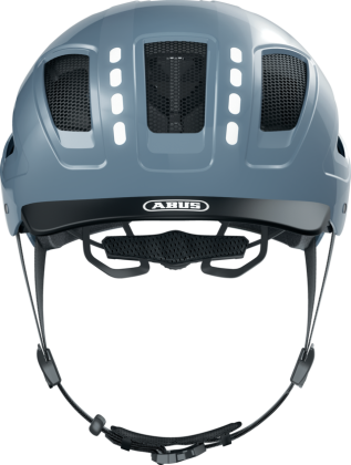 ABUS Hyban 2.0 LED signal glacier shiny M Fahrradhelm