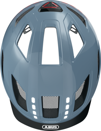 ABUS Hyban 2.0 LED signal glacier shiny M Fahrradhelm