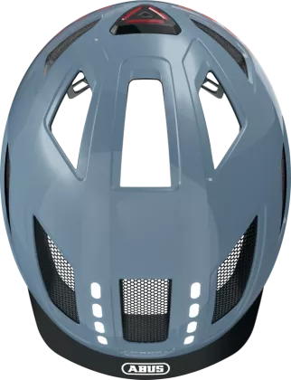 ABUS Hyban 2.0 LED signal glacier shiny M Fahrradhelm