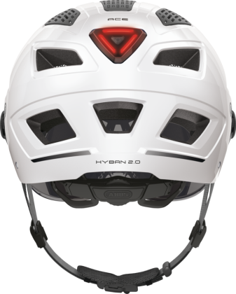 ABUS Hyban 2.0 ACE polar white M Fahrradhelm