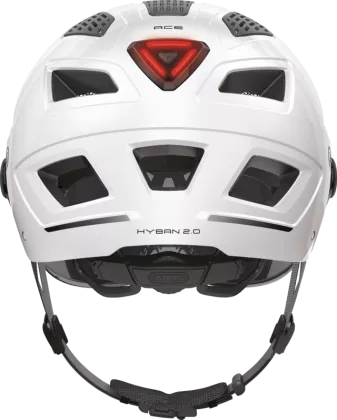 ABUS Hyban 2.0 ACE polar white M Fahrradhelm