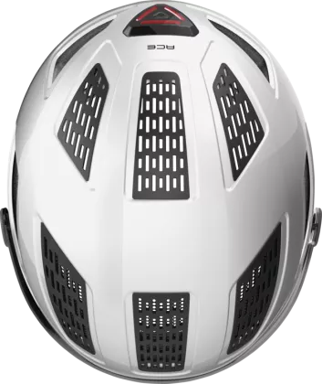 ABUS Hyban 2.0 ACE polar white M Fahrradhelm