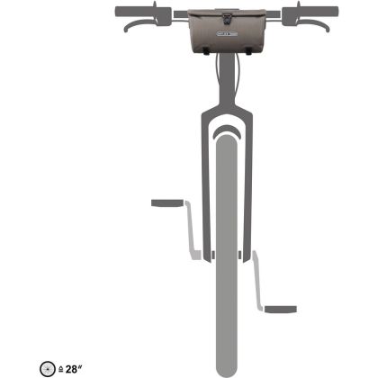 Ortlieb Velo-Sling dark sand Bike - Handlebar Bag