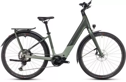 Cube Kathmandu Hybrid C:62 SLT 400X stellar´n´origanogreen Easy Entry 58 cm