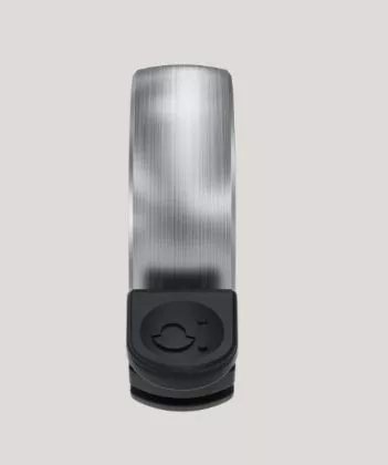Knog Oi Classic Large Fahrradklingel, 23.8 - 31.8mm, silver