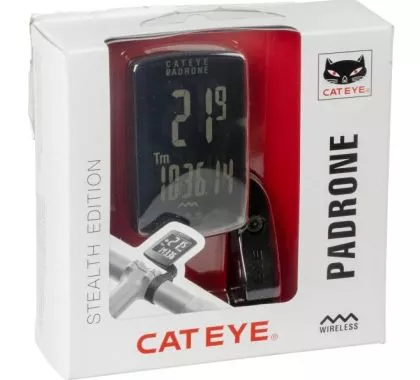 CATEYE Fahrradcomputer Padrone Schwarz/Schwarz