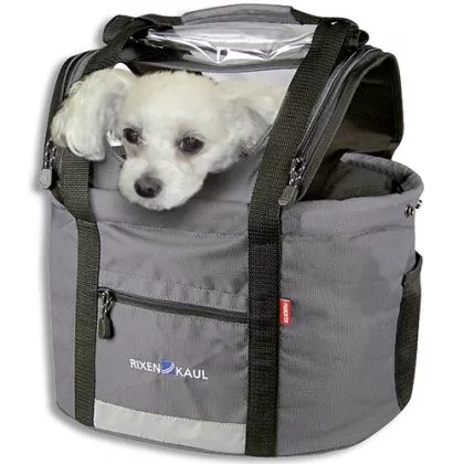 Hundeshopper KLICKfix Doggy grau, 38x29x25/40cm, 24 ltr, 1350g