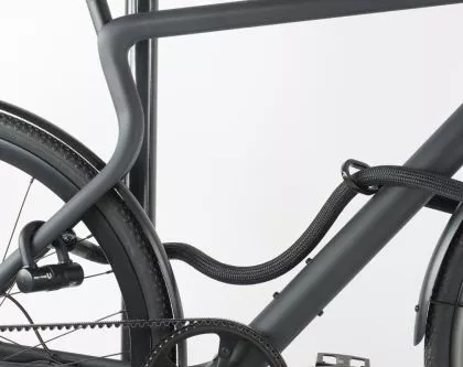 texlock eyelet U/X Bundle onyx black, 120 cm Fahrradschloß