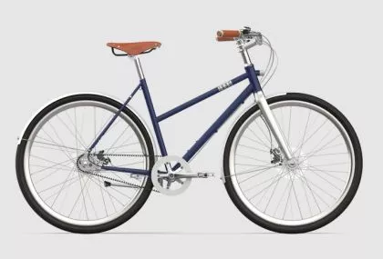 1886 Elegant marineblue Trapez Urban Bike [1886-2ST-BM]
