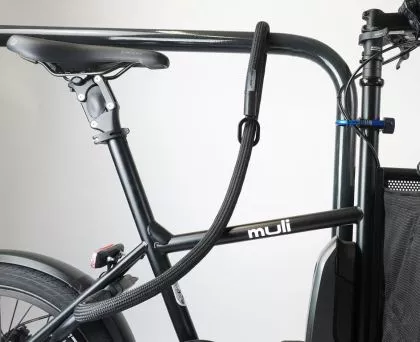 texlock mate (onyx black, 120 cm) Einsteckseil fürs Rahmenschloss