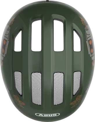 ABUS Smiley 3.0 green robo shiny M Kinderhelm
