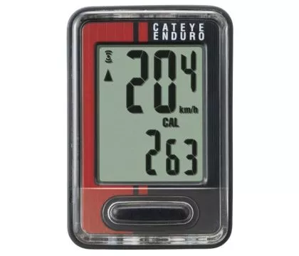 CATEYE Fahrradcomputer Enduro Schwarz/Rot