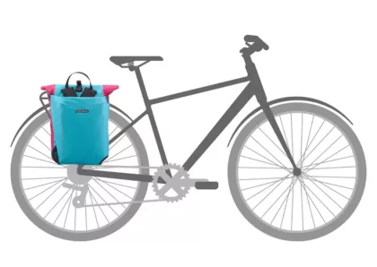 Ortlieb Vario Cyber 26L QL2.1; c. blue-c. pink