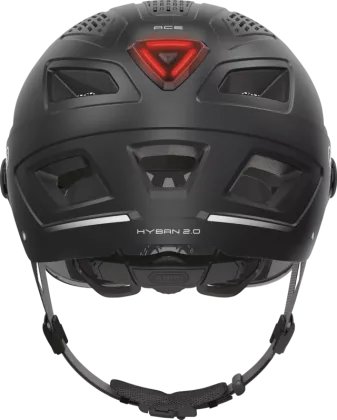 ABUS Hyban 2.0 ACE velvet black L Fahrradhelm