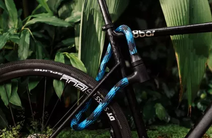 tex-lock Orbit 100 cm morphoblau Fahrradschloss