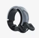 Knog Oi Classic Large Fahrradklingel, 23.8 - 31.8mm, black/grey