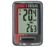 CATEYE Fahrradcomputer Enduro Schwarz/Rot