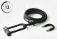 texlock eyelet U/X Bundle onyx black, 120 cm