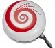 Voxom Klingel weiß rot KL16 83mm Durchmesser Stahl,