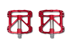 Cube RFR Pedale Flat SLT red´n´grey