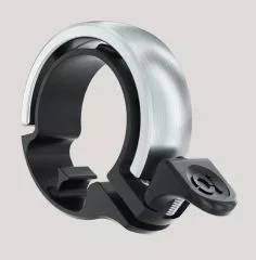Knog Oi Classic Large Fahrradklingel, 23.8 - 31.8mm, silver