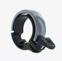 Knog Oi Classic Large Fahrradklingel, 23.8 - 31.8mm, black/grey