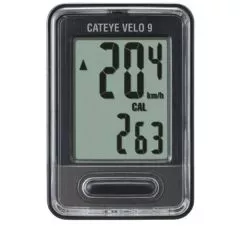 CATEYE Fahrradcomputer Velo 9 Schwarz