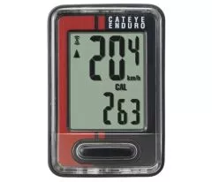 CATEYE Fahrradcomputer Enduro Schwarz/Rot