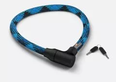 tex-lock Orbit 100 cm morphoblau Fahrradschloss