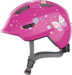 ABUS Smiley 3.0 pink butterfly M Kinder Radhelm